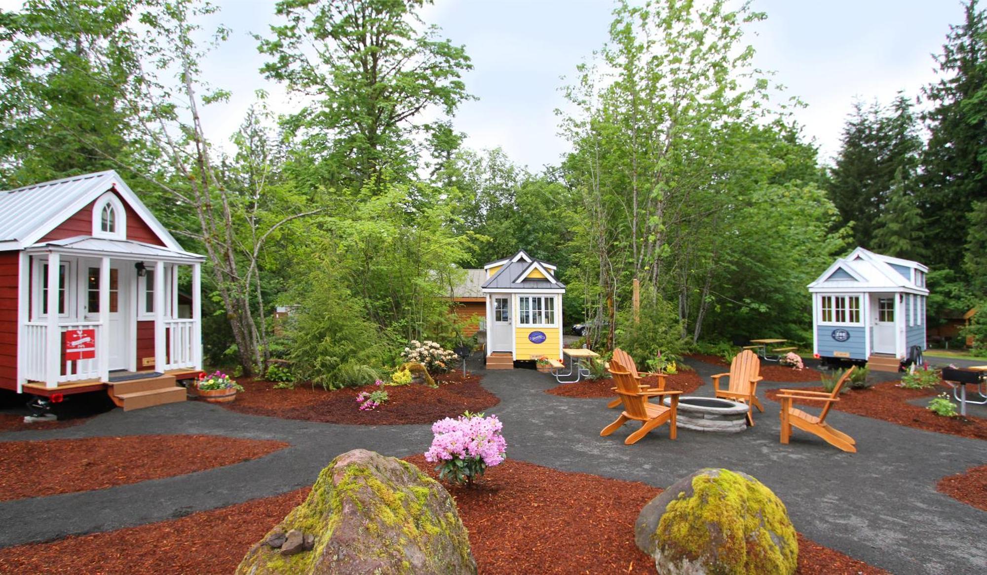 Mt Hood Tiny House Village Welches Exterior foto