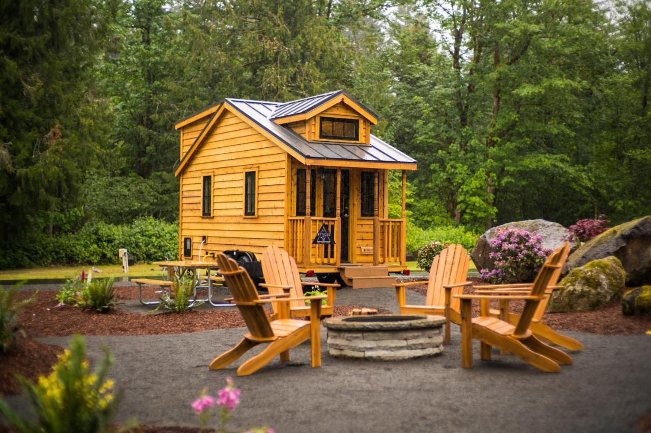 Mt Hood Tiny House Village Welches Exterior foto